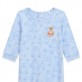 Salopeta bebe Guess unisex cu print si logo cu ursulet Salopeta bebe Guess unisex cu print si logo cu ursulet