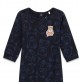 Salopeta bebe Guess unisex cu print si logo cu ursulet Salopeta bebe Guess unisex cu print si logo cu ursulet