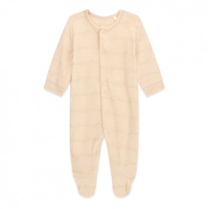 Salopeta bebe Guess unisex cu print inscriptii