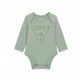 Body bebe cu maneca lunga Guess unisex cu logo