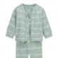 Set bebe cu maneca lunga Guess unisex cu print si logo 