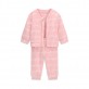 Set bebe cu maneca lunga Guess unisex cu print si logo 