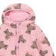 Geaca copii cu gluga Guess unisex matlasata cu maneca lunga 