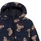 Geaca copii cu gluga Guess unisex matlasata cu maneca lunga 