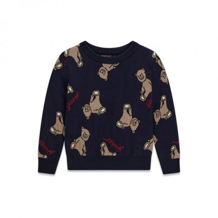 Pulover copii Guess unisex cu maneca lunga