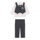 Set bebe Guess pentru baiat cu bluza si pantaloni