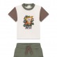 Set bebe Guess pentru baiat tricou cu imprimeu si pantaloni scurti Set bebe Guess pentru baiat tricou cu imprimeu si pantaloni scurti