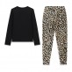 Set pijama copii Guess pentru fata bluza cu maneca lunga si pantaloni