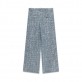 Pantaloni lungi copii Guess pentru fata talie inalta si picioare largi