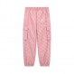 Pantaloni sport copii Guess pentru fata cu buzunare cargo 