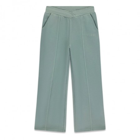 Pantaloni copii Guess pentru fata Palazzo cu picioare largi