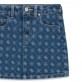 Fusta copii Guess pentru fata cu imprimeu denim