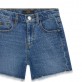 Pantaloni scurti denim copii Guess pentru fata cu efect stralucitor