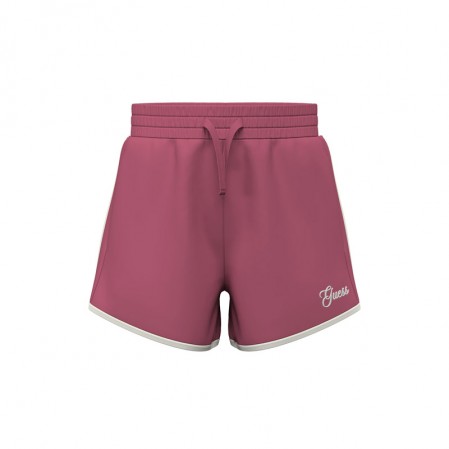 Pantaloni scurti copii Guess pentru fata croiala standart cu logo