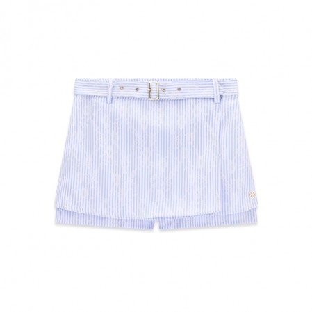 Fusta pantaloni copii Guess pentru fata oxford dantela in dungi