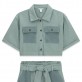 Set copii Guess pentru fata camasa cu maneca scurta pantaloni scurti