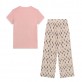 Pijama copii Guess pentru fata tricou maneca scurta si pantaloni lungi