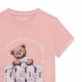 Pijama copii Guess pentru fata tricou maneca scurta si pantaloni lungi