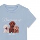 Pijama copii Guess pentru fata tricou maneca scurta si pantaloni lungi