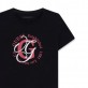 Tricou copii Guess pentru fata cu maneca scurta si inscriptie logo Tricou copii Guess pentru fata cu maneca scurta si inscriptie logo