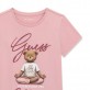 Tricou copii Guess pentru fata cu imprimeu de ursulet