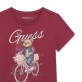 Tricou copii Guess pentru fata cu imprimeu de ursulet