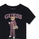 Tricou copii Guess pentru fata cu imprimeu de ursulet