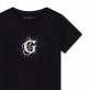 Tricou copii cu maneca scurta Guess pentru fata cu logo si pietricele