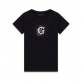 Tricou copii cu maneca scurta Guess pentru fata cu logo si pietricele