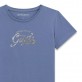 Tricou copii cu maneca scurta Guess pentru fata cu inscriptie logo