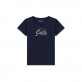 Tricou copii cu maneca scurta Guess pentru fata cu inscriptie logo