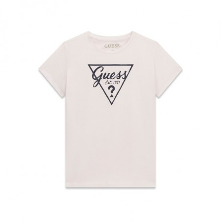 Tricou copii cu maneca scurta Guess pentru fata cu logo