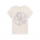 Tricou copii cu maneca scurta Guess pentru fata cu logo mare frontal