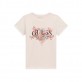 Tricou copii cu maneca scurta Guess pentru fata cu logo si fluturi