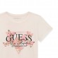 Tricou copii cu maneca scurta Guess pentru fata cu logo si fluturi
