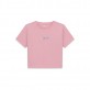 Tricou copii Guess pentru fata cambrat cu logo si fluture