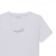 Tricou copii Guess pentru fata cambrat cu logo si fluture