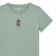 Tricou copii cu maneca scurta Guess pentru fata cambrata cu logo