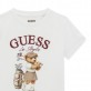 Tricou de copii Guess pentru fata cu aplicatie ursulet Tricou de copii Guess pentru fata cu aplicatie ursulet