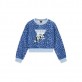 Bluza copii Guess pentru fata cu logo si print leopard Bluza copii Guess pentru fata cu logo si print leopard