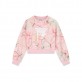 Bluza copii Guess pentru fata cu logo si print leopard Bluza copii Guess pentru fata cu logo si print leopard