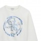 Bluza copii Guess pentru fata cu logo mare frontal si pietricele