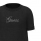 Pulover de copii Guess pentru fata cu maneca scurta si logo Pulover de copii Guess pentru fata cu maneca scurta si logo