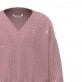 Pulover copii Guess pentru fata cu maneci lungi si decolteu ascutit