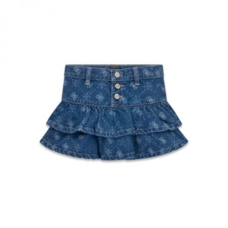 Fusta bumbac copii Guess pentru fata denim