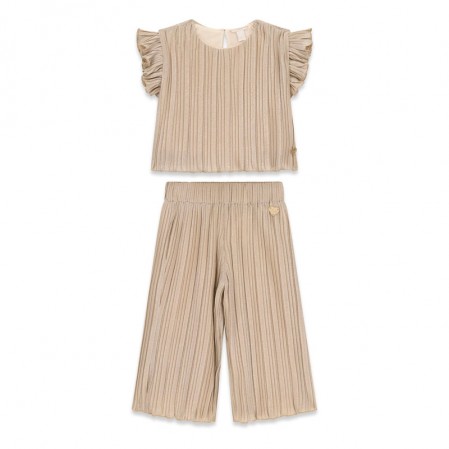 Set copii Guess pentru fata bluza cu maneca scurta si pantaloni lungi