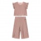 Set copii Guess pentru fata bluza cu maneca scurta si pantaloni lungi