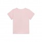 Tricou asimetric copii Guess pentru fata cu logo si inscriptie