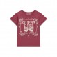 Tricou asimetric copii Guess pentru fata cu logo si inscriptie