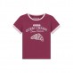 Tricou copii Guess pentru fata cu logo de inima si inscriptie Tricou copii Guess pentru fata cu logo de inima si inscriptie